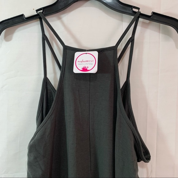 Shiela Rose Eomens NWT Sleeveless Tank Mini Dress in Grey Size XL - Picture 4 of 4